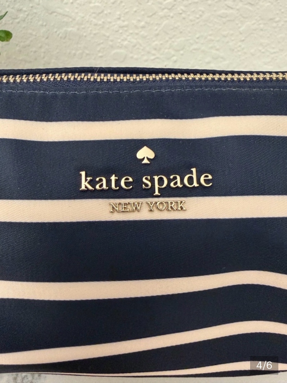 Kate Spade New York Chelsea Nylon Medium Cosmetic Case. - Picture 4 of 6